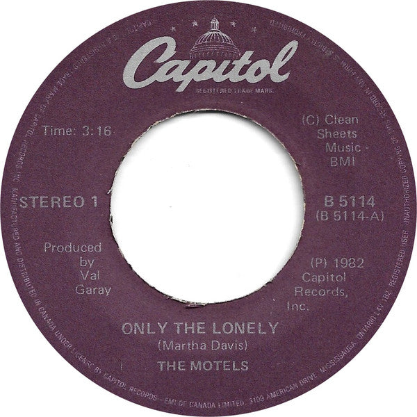 The Motels - Only The Lonely