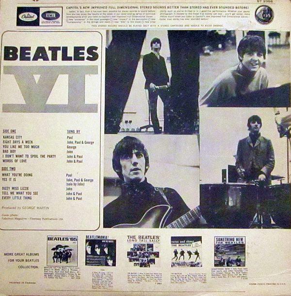 The Beatles - Beatles VI - 1974 - Quarantunes
