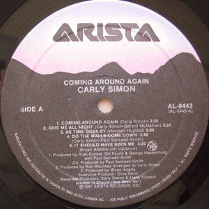 Carly Simon - Coming Around Again 1987 - Quarantunes
