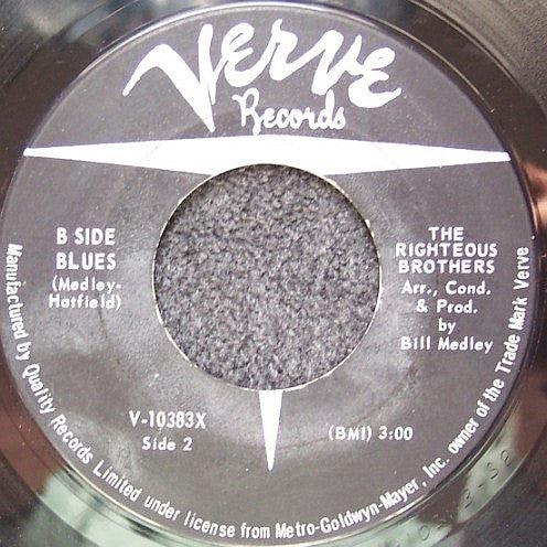 The Righteous Brothers - (You're My) Soul And Inspiration / B Side Blues 1966 - Quarantunes