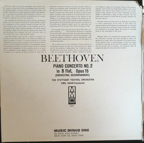 Ludwig van Beethoven - Music Minus One Piano