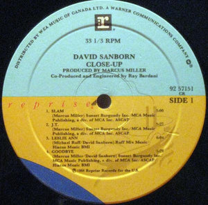 David Sanborn - Close-Up 1988 - Quarantunes