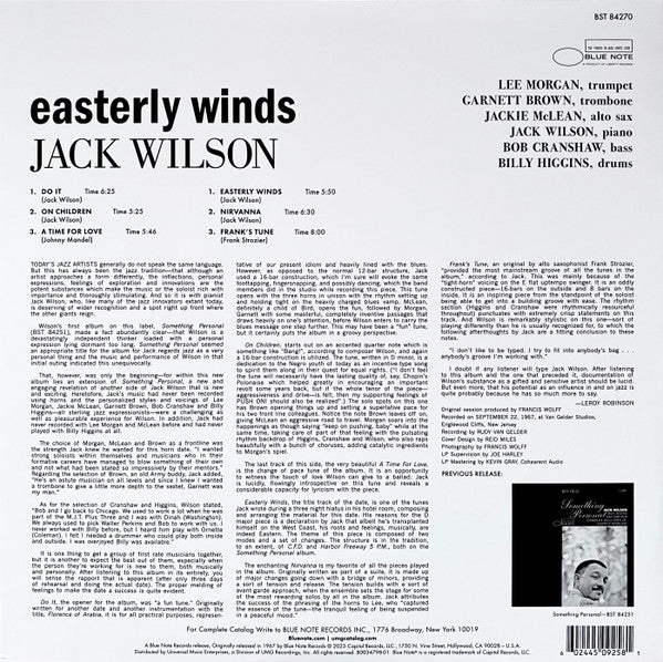 Jack Wilson - Easterly Winds