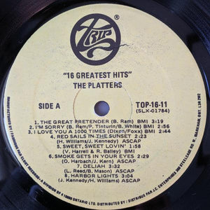 The Platters - 16 Greatest Hits 1987 - Quarantunes