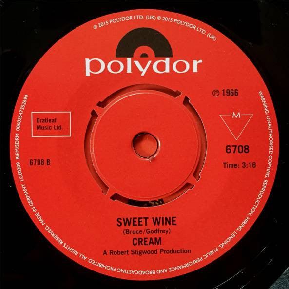 Cream - Lawdy Mama / Sweet Wine 2015 - Quarantunes