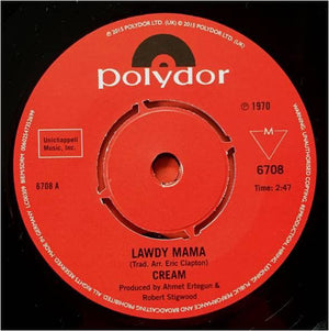 Cream - Lawdy Mama / Sweet Wine 2015 - Quarantunes
