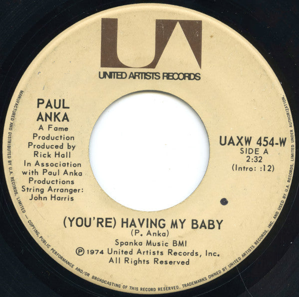 Paul Anka - (You're) Having My Baby