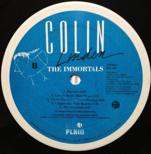 Colin Linden - The Immortals 1986 - Quarantunes