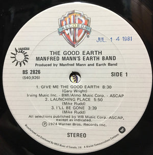 Manfred Mann's Earth Band - The Good Earth
