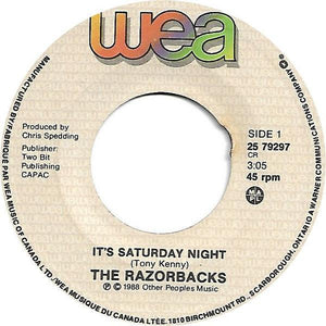 The Razorbacks - It's Saturday Night (minty) 1988 - Quarantunes