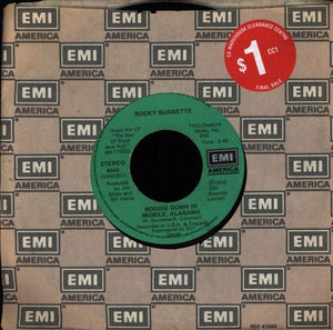 Rocky Burnette - Tired Of Toein' The Line / Boogie Down In Mobile, Alabama 1979 - Quarantunes