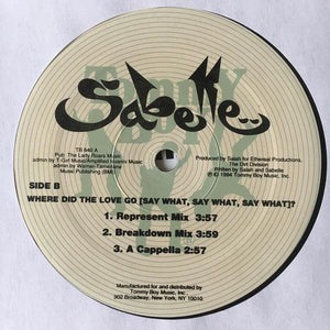 Sabelle - Where Did The Love Go (Say What, Say What, Say What)? - 1994 - Quarantunes