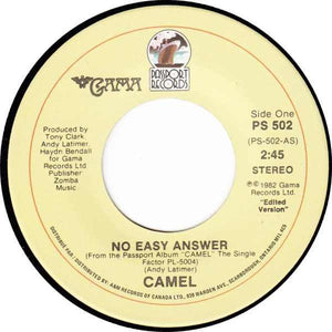 Camel - No Easy Answer - 1982 - Quarantunes
