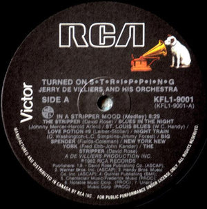 Jerry De Villiers And His Orchestra - Turned-On S.T.R.I.P.P.I.N.G. 1982 - Quarantunes