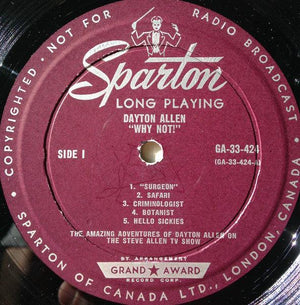 Dayton Allen - Why Not! 1960 - Quarantunes