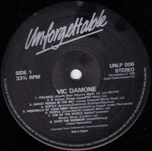 Vic Damone - Unforgettable (16 Golden Classics) 1986 - Quarantunes