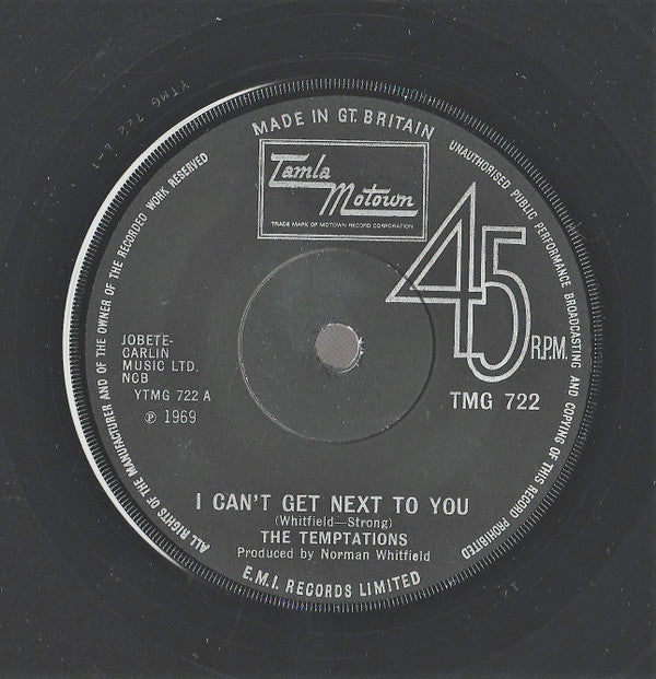The Temptations - I Can't Get Next To You