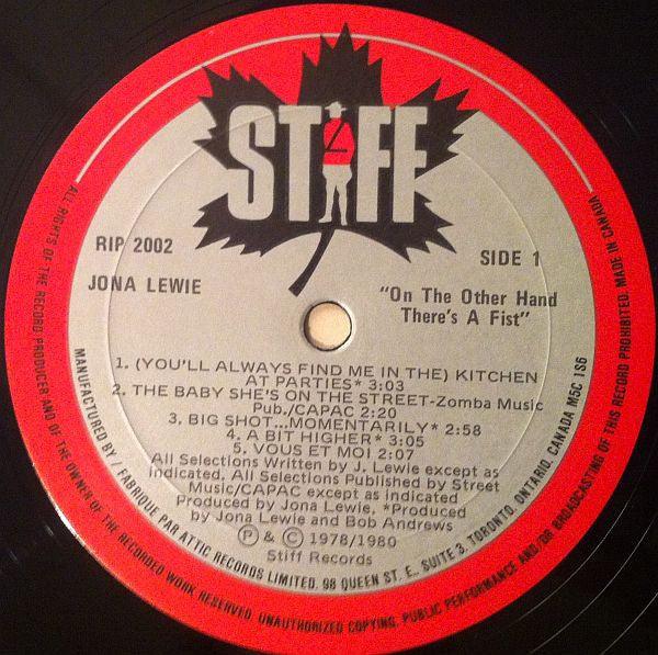 Jona Lewie - On The Other Hand There's A Fist 1980 - Quarantunes