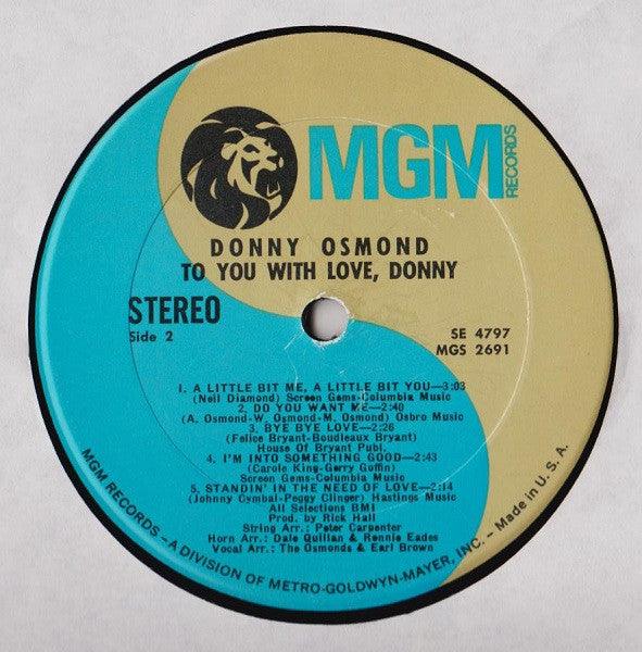 Donny Osmond - To You With Love, Donny 1971 - Quarantunes
