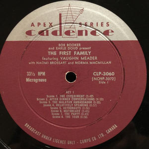 Bob Booker - The First Family - 1962 - Quarantunes