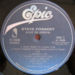 Steve Forbert - Alive On Arrival - Quarantunes