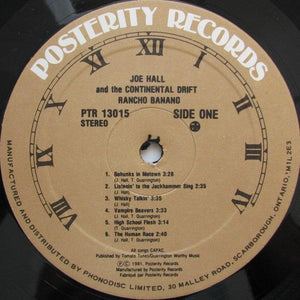 Joe Hall And The Continental Drift - Rancho Banano 1981 - Quarantunes