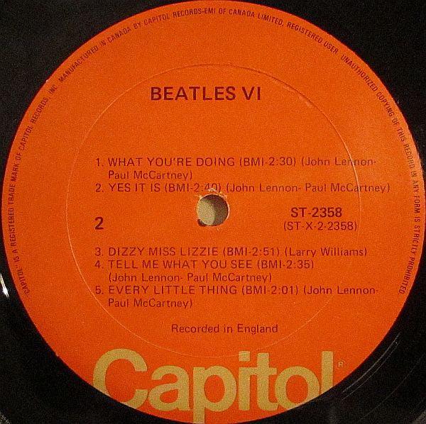 The Beatles - Beatles VI - 1974 - Quarantunes
