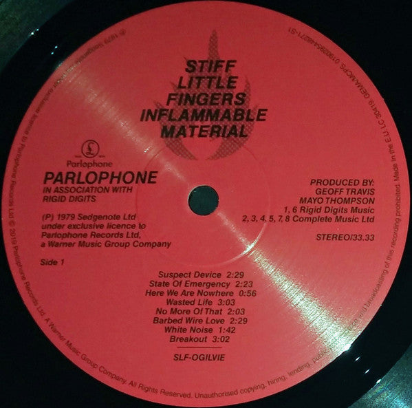 Stiff Little Fingers - Inflammable Material