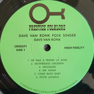 Dave Van Ronk - Folksinger - Quarantunes