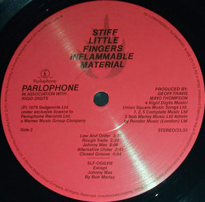 Stiff Little Fingers - Inflammable Material