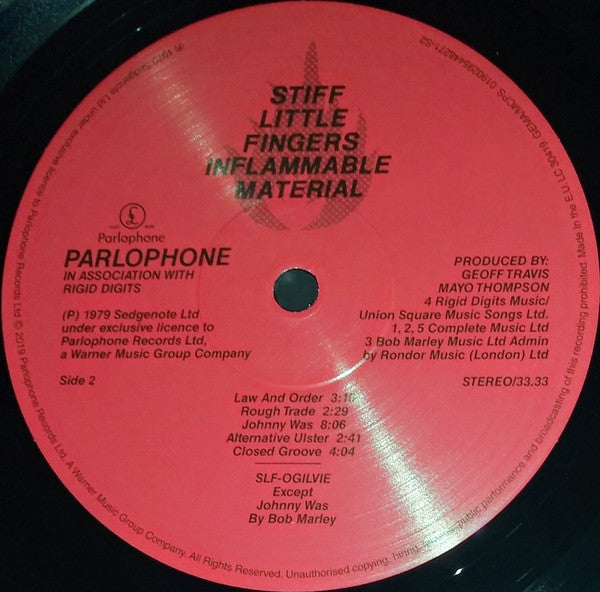Stiff Little Fingers - Inflammable Material