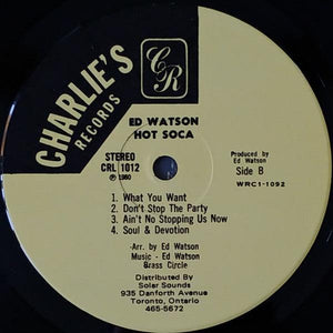 Ed Watson And The Brass Circle - Hot Soca - 1980 - Quarantunes