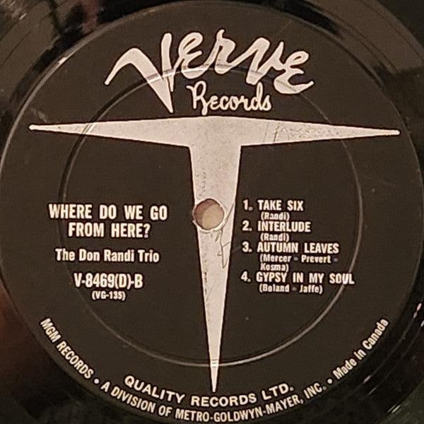 Don Randi Trio - Where Do We Go From Here? - 1962 - Quarantunes