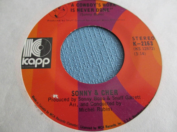 Sonny & Cher - A Cowboys Work Is Never Done
