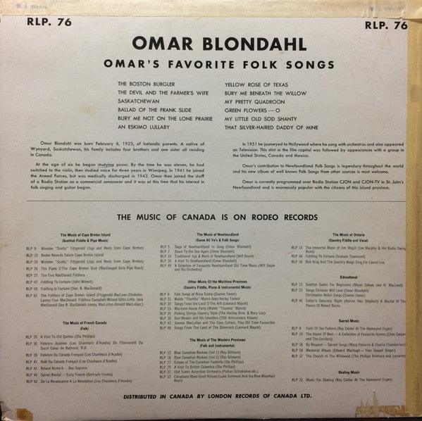 Omar Blondahl - Omar's Favorite Folk Songs - 1959 - Quarantunes