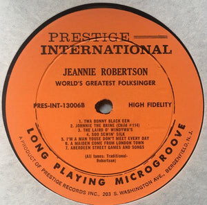 Jeannie Robertson - World's Greatest Folk Singer 1961 - Quarantunes
