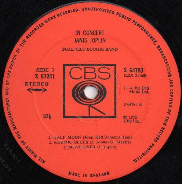 Janis Joplin - Joplin In Concert - Quarantunes