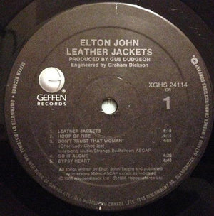 Elton John - Leather Jackets (minty) 1986 - Quarantunes
