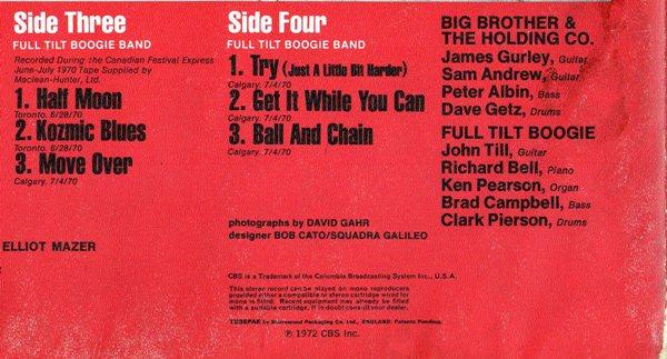 Janis Joplin - Joplin In Concert - Quarantunes