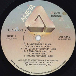 The Kinks - Low Budget - 1979 - Quarantunes