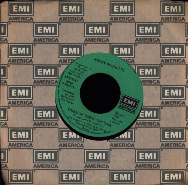 Rocky Burnette - Tired Of Toein' The Line / Boogie Down In Mobile, Alabama 1979 - Quarantunes