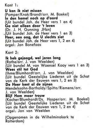 Kees Deenik - Ik Geloof En Daarom Zing Ik - Quarantunes