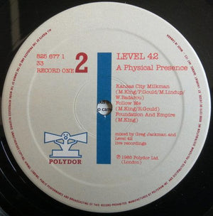 Level 42 - A Physical Presence (2 x LP) 1985 - Quarantunes
