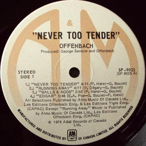 Offenbach - Never Too Tender - 1976 - Quarantunes