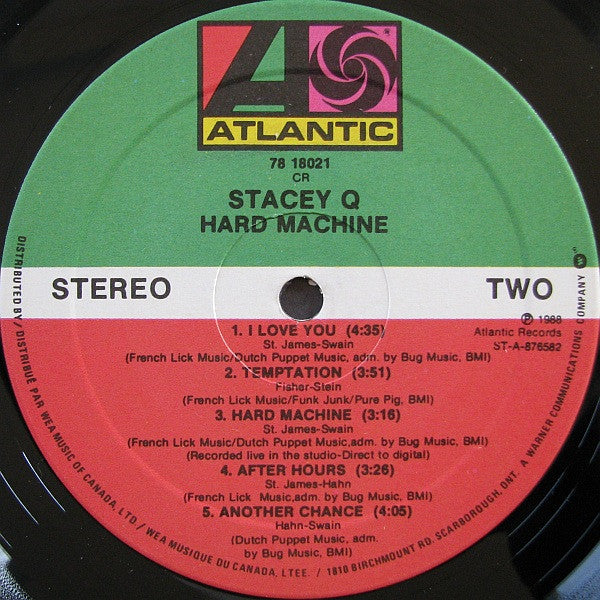 Stacey Q - Hard Machine