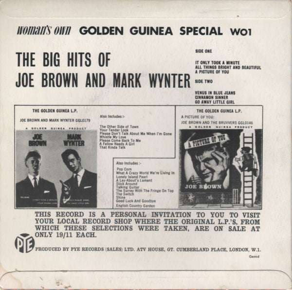 Joe Brown - The Big Hits Of Joe Brown And Mark Wynter