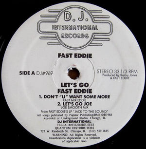 "Fast" Eddie Smith - Let's Go - 1988 - Quarantunes