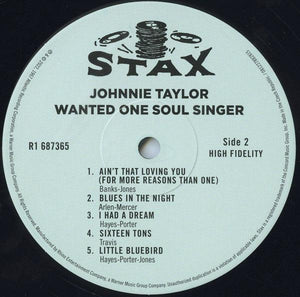 Johnnie Taylor - Wanted One Soul Singer - Quarantunes