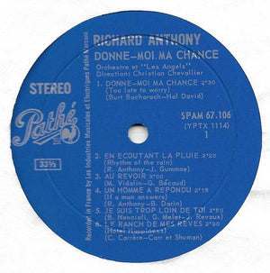 Richard Anthony - Donne-moi Ma Chance 1963 - Quarantunes