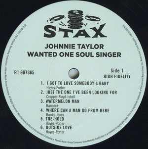 Johnnie Taylor - Wanted One Soul Singer - Quarantunes